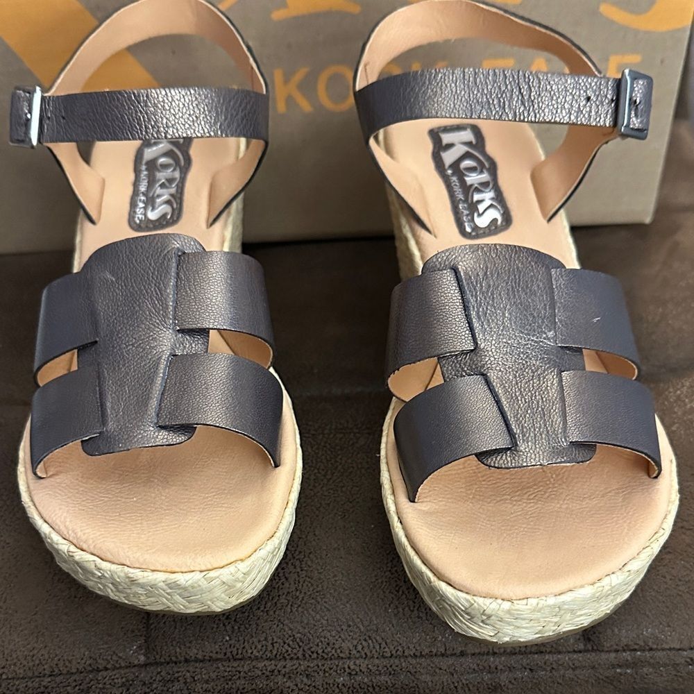 Kork-Ease Women's Navy Espadrille Sandals
